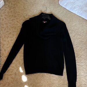 Vince Camuto Black Cowl Neck Sweater